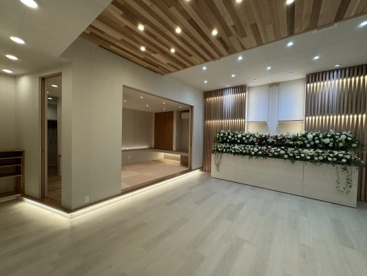 花屋仁助(プリエール上条)で葬儀を行なった写真