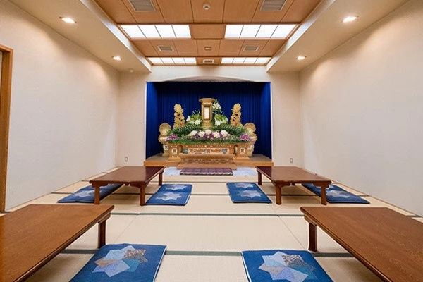 八代北斎場で葬儀を行なった写真