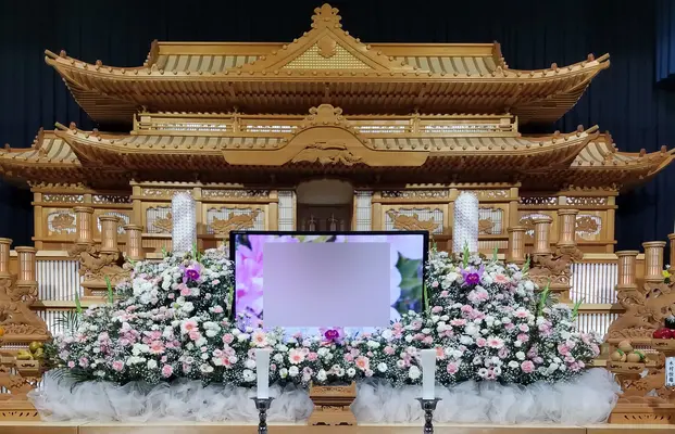 株式会社たさき（涼風殿）で葬儀を行なった写真