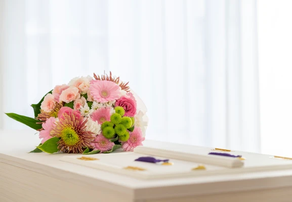 家族葬の縁で葬儀を行なった写真