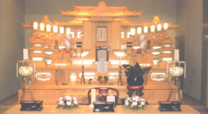 みらいホールつちどで葬儀を行なった写真