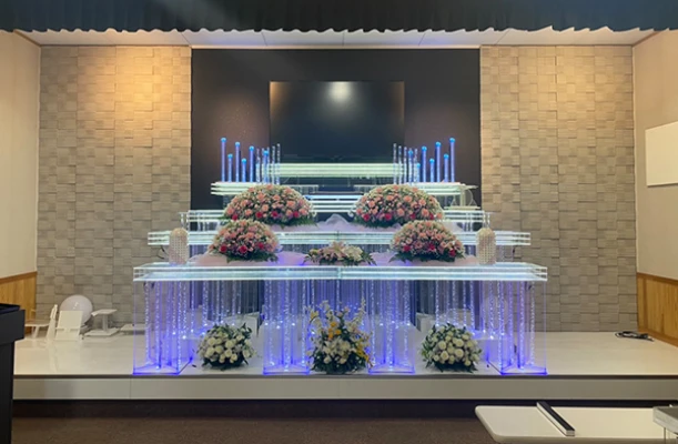 みらいホールつちどで葬儀を行なった写真