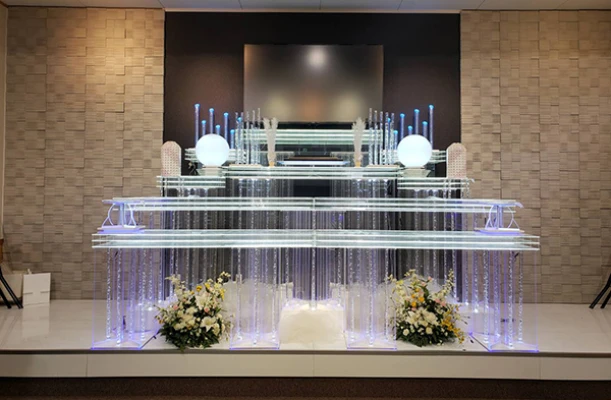 みらいホールつちどで葬儀を行なった写真