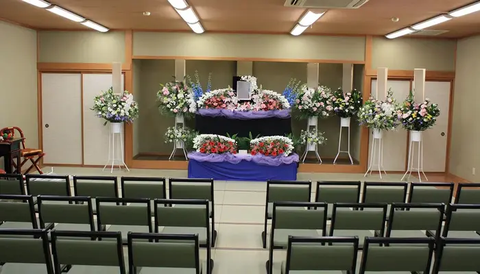 裾野市民葬祭あそか（すそのグリーンホール）で葬儀を行なった写真