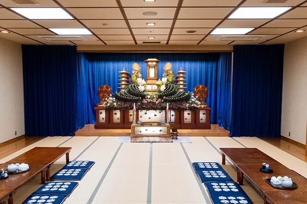 守田斎場で葬儀を行なった写真