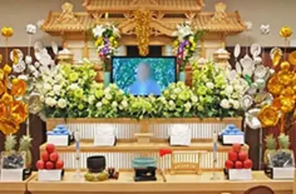 日本終活セレモニーで葬儀を行なった写真