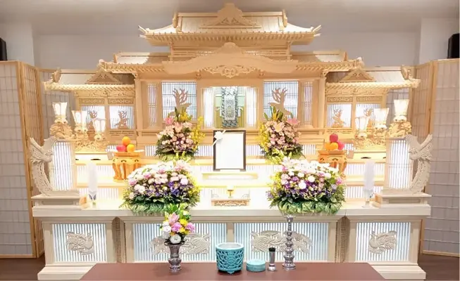 心優堂（中通会館）で葬儀を行なった写真