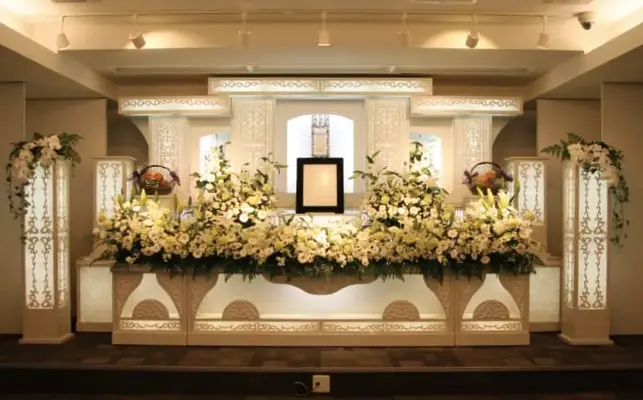 心優堂(やけ山会館)で葬儀を行なった写真