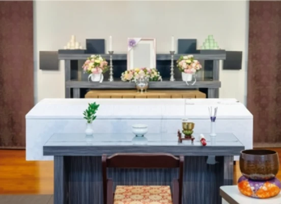 家族葬のファイングで葬儀を行なった写真