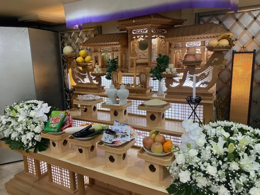 トワ家族葬ホール　岩国麻里布会館で葬儀を行なった写真