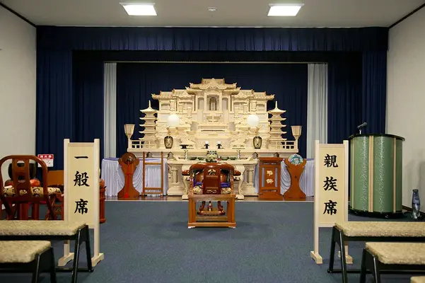 柳葬祭　いずみ館で葬儀を行なった写真