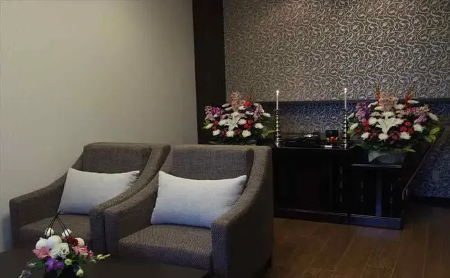 花巻長安殿で葬儀を行なった写真