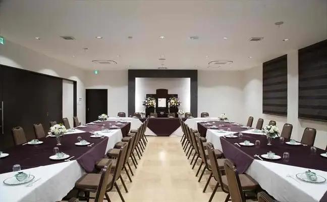 遠野長安殿で葬儀を行なった写真