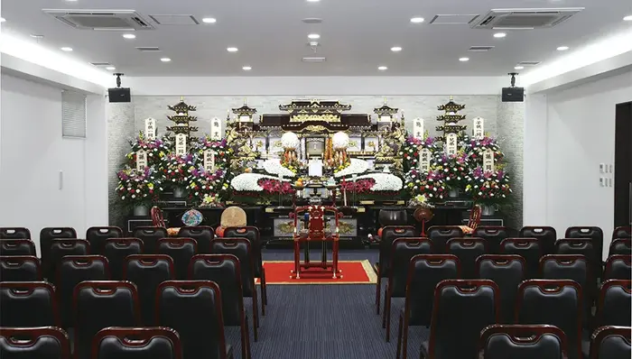 津志田長安殿（ファミラル津志田）で葬儀を行なった写真