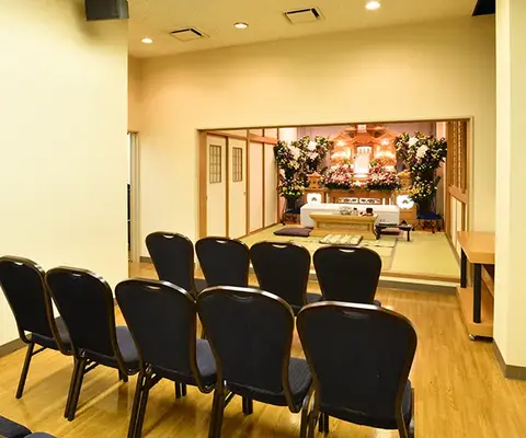 たまのや(こころ斎苑 さつき)で葬儀を行なった写真