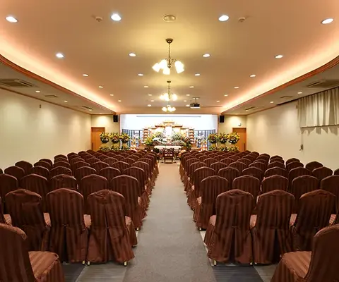 たまのや(こころ斎苑 みさと)で葬儀を行なった写真