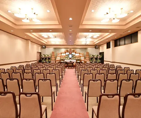 たまのや（こころ斎苑　まつかわ）で葬儀を行なった写真