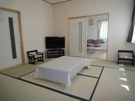 たびだちの家（内郷の家）で葬儀を行なった写真