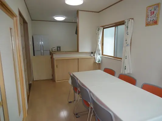 たびだちの家（内郷の家）で葬儀を行なった写真