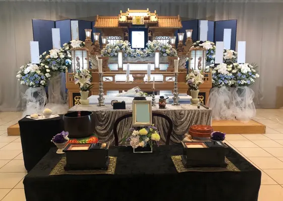 ししくらセレモニーで葬儀を行なった写真