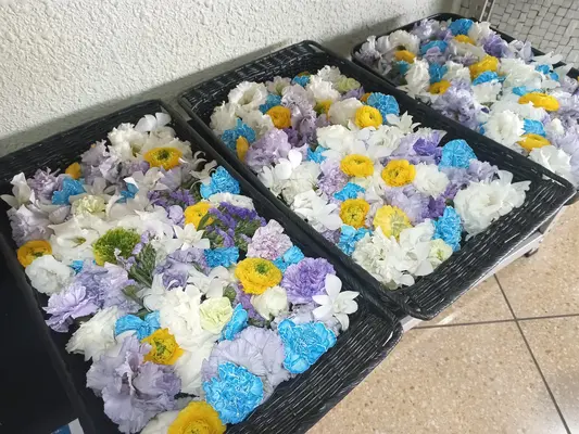 ししくらセレモニーで葬儀を行なった写真