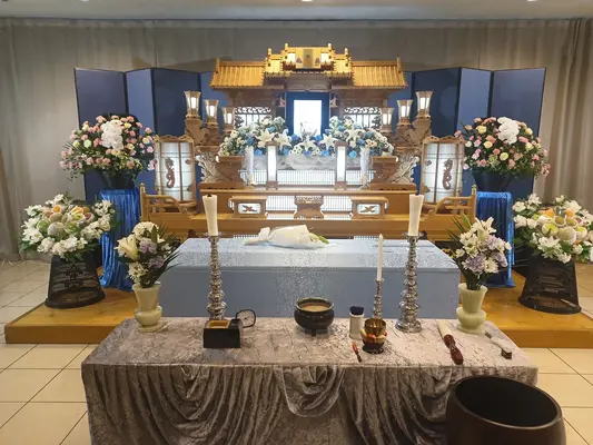 ししくらセレモニーで葬儀を行なった写真