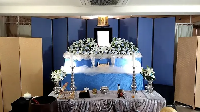 ししくらセレモニーで葬儀を行なった写真