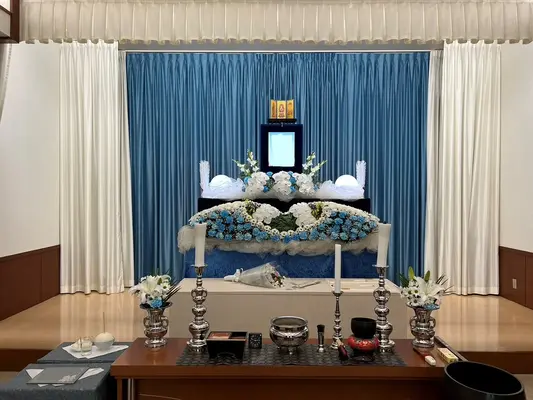 ししくらセレモニーで葬儀を行なった写真