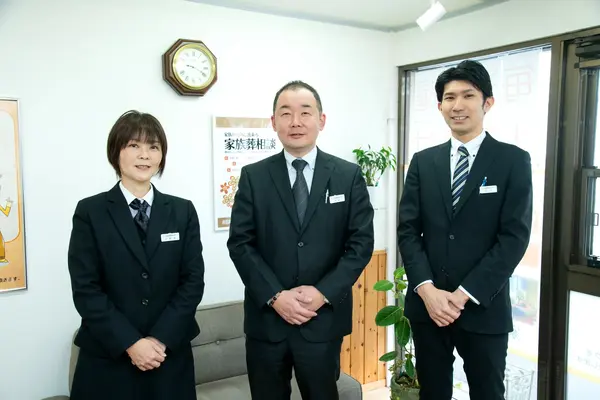 ししくらセレモニーで葬儀を行なった写真