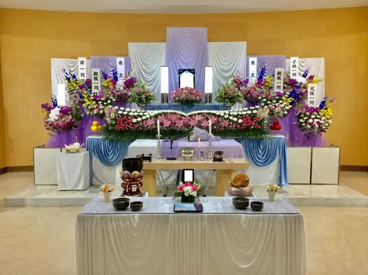 やすらぎ葬祭サービス株式会社で葬儀を行なった写真