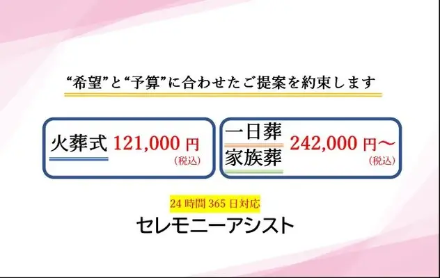 セレモニーアシストで葬儀を行なった写真