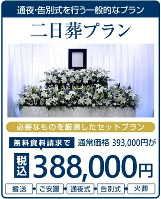 花葬で葬儀を行なった写真