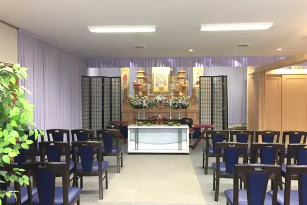 家族葬の花水木 羽ノ浦ホールで葬儀を行なった写真