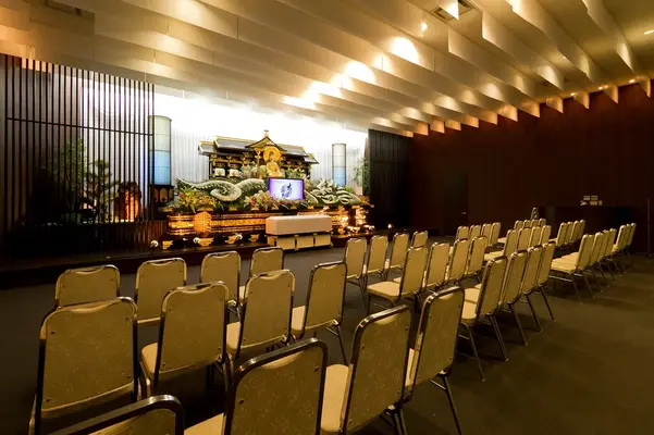 大の葬祭(うすき会館)で葬儀を行なった写真