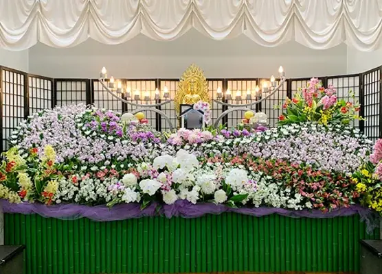 CLANで葬儀を行なった写真