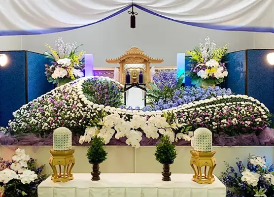 CLANで葬儀を行なった写真