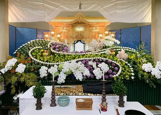 CLANで葬儀を行なった写真