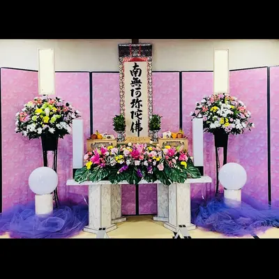 CLANで葬儀を行なった写真