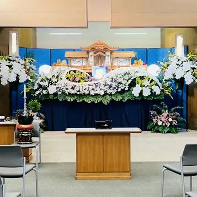 CLANで葬儀を行なった写真