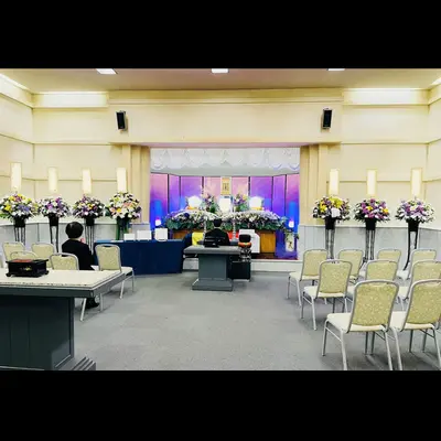 CLANで葬儀を行なった写真