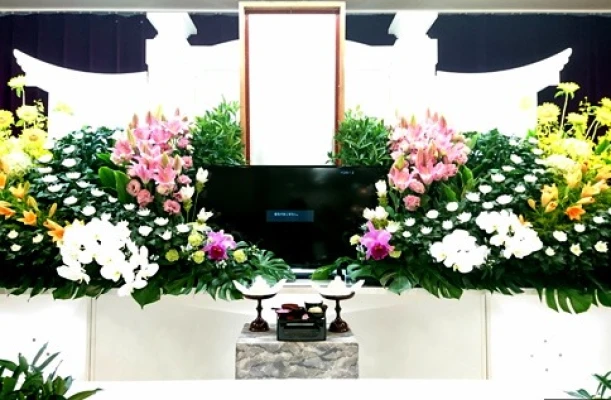 愛結会館 川西館で葬儀を行なった写真