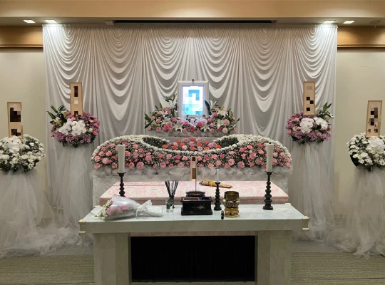 セレモハイネス八王子店で葬儀を行なった写真