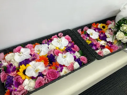 セレモハイネス八王子店で葬儀を行なった写真