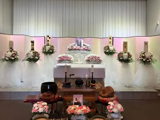 セレモハイネス八王子店で葬儀を行なった写真