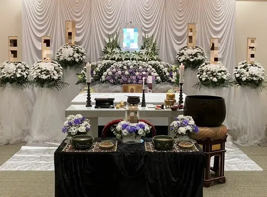 セレモハイネス八王子店で葬儀を行なった写真