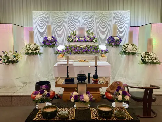 セレモハイネス八王子店で葬儀を行なった写真