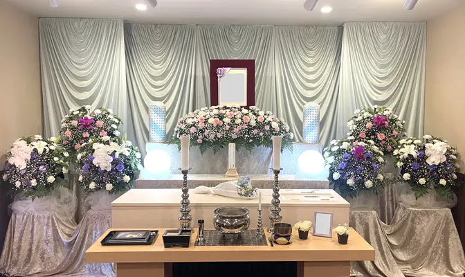 ラストセレモニーで葬儀を行なった写真