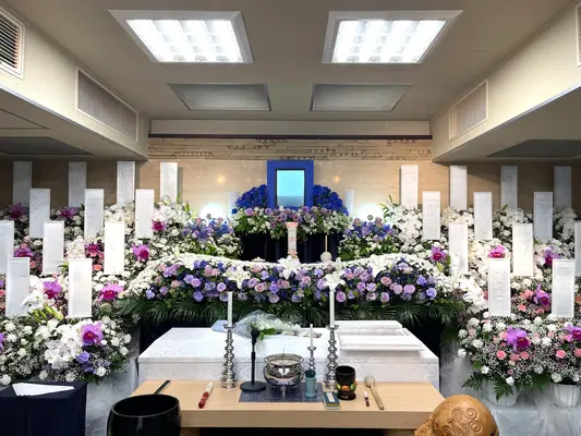 ラストセレモニーで葬儀を行なった写真