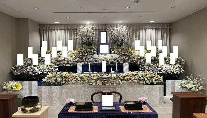 ラストセレモニーで葬儀を行なった写真