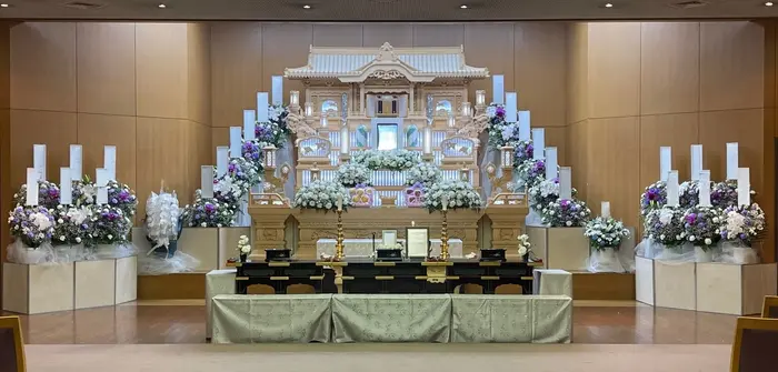 ラストセレモニーで葬儀を行なった写真